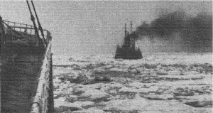 Lenin seen from Komet 1940 photo, northeast passage