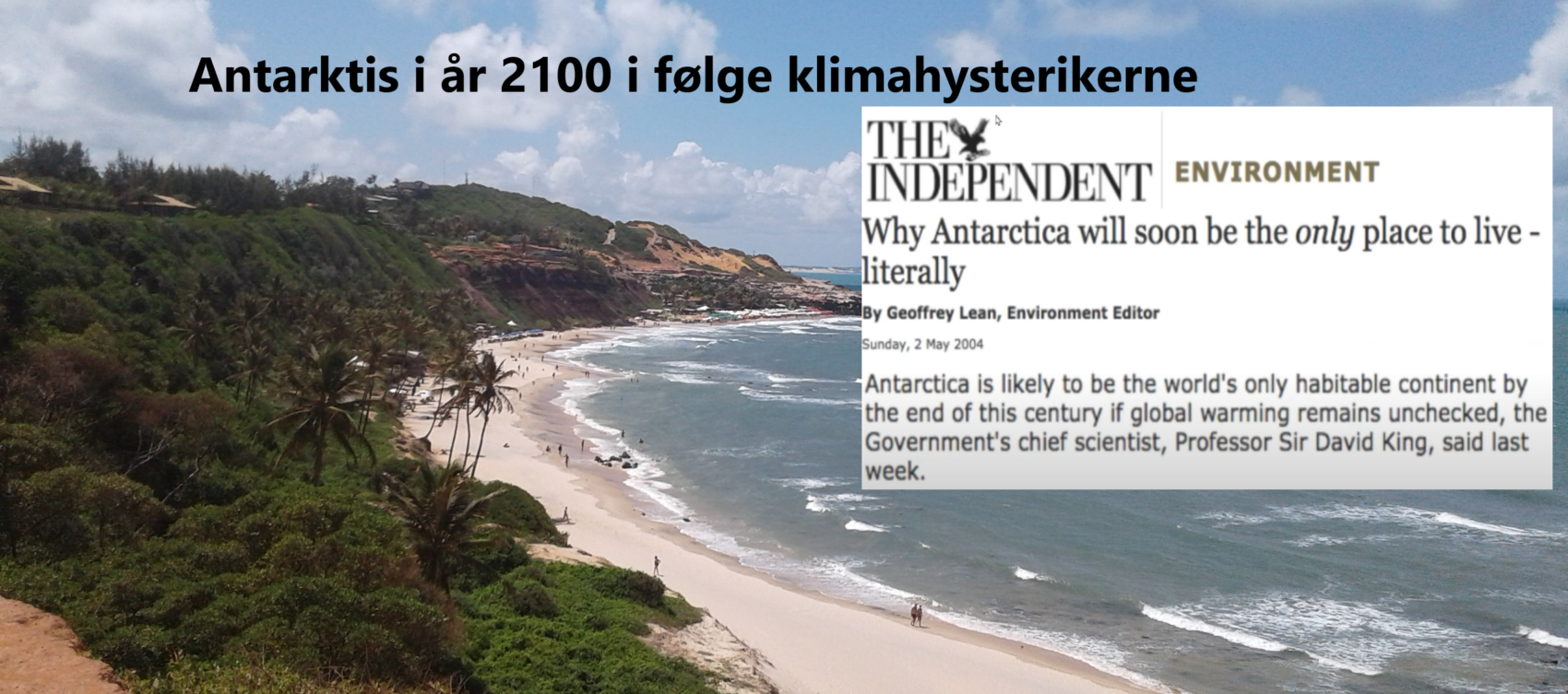 Klimahypotesen falsifisert