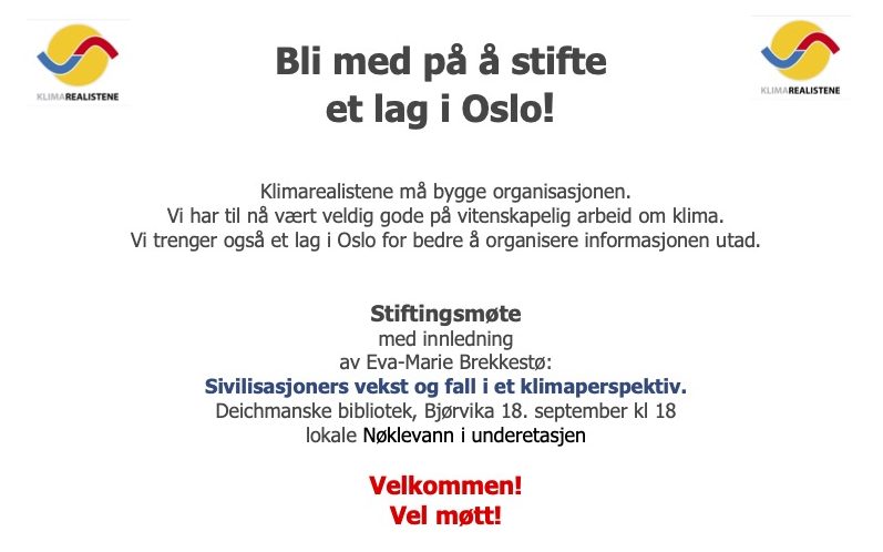Stiftingsmøte med innledning